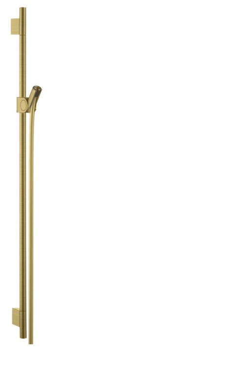 AXOR-HG-AXOR-Uno-Brausestange-0-90-m-mit-Brauseschlauch-1-60-m-Brushed-Brass-27989950 gallery number 1